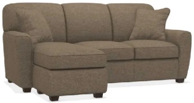 Front view of the La-Z-Boy Piper collection queen sleeper sofa 