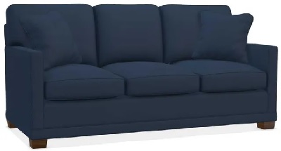 Front view of the La-Z-Boy Kennedy collection queen sleeper sofa 