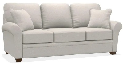 Front view of the La-Z-Boy Natalie collection queen sleeper sofa 