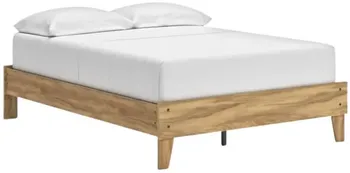Front view of the Signature Design by Ashley Bermacy collection platform bed 