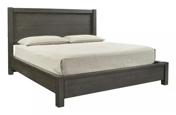 Front view of the aspenhome Mill Creek collection platform bed 