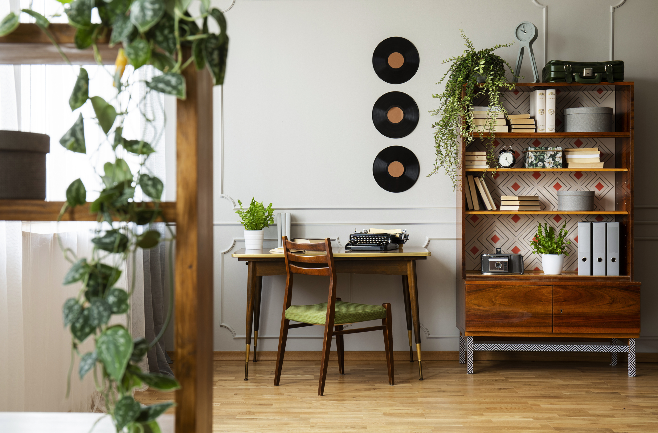 retro wooden furniture