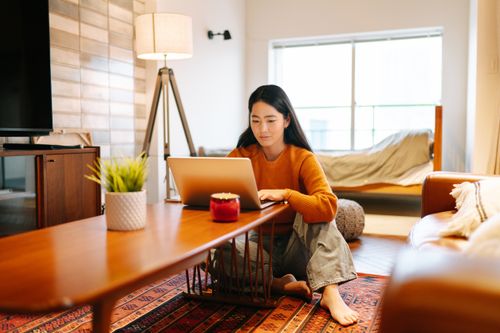 Woman Shopping Online