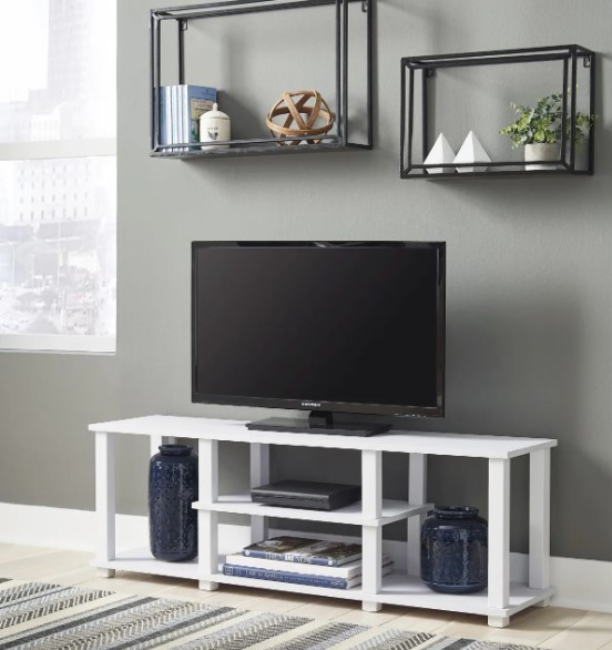 Signature Design by Ashley Baraga White 48" TV Stand