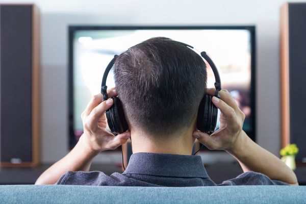Listening to Home Entertainment System