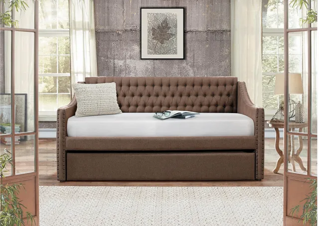 Homelegance Tulney daybed shown in a traditional-style living room