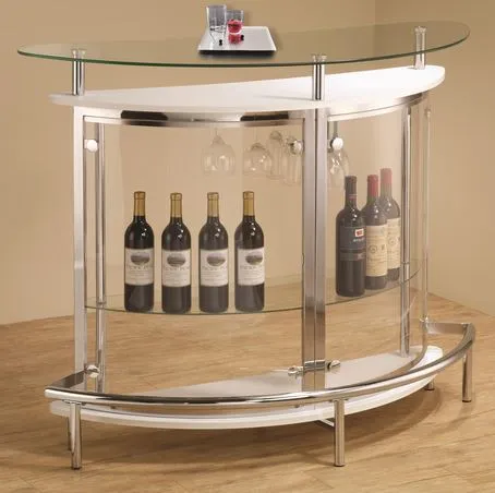 modern bar cart