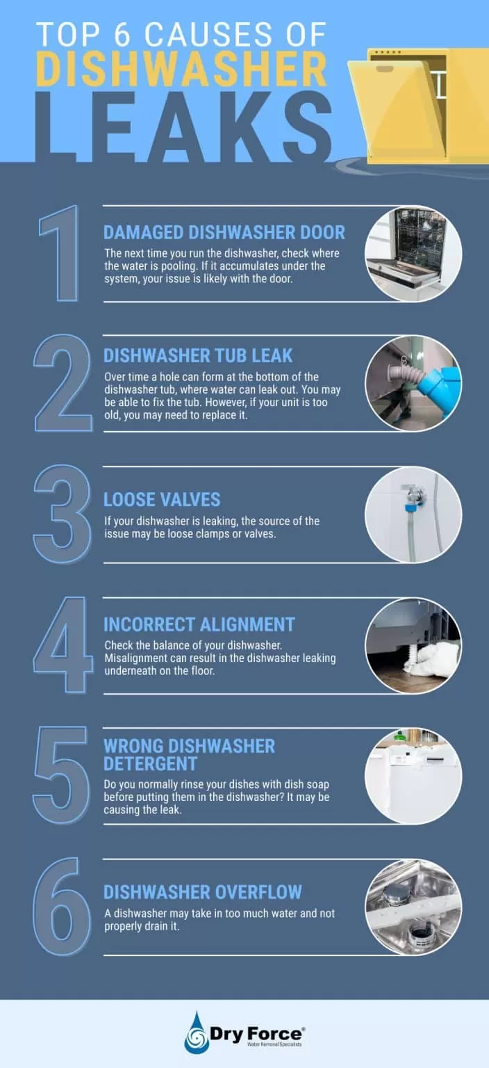 Dishwasher Leaking Reasons