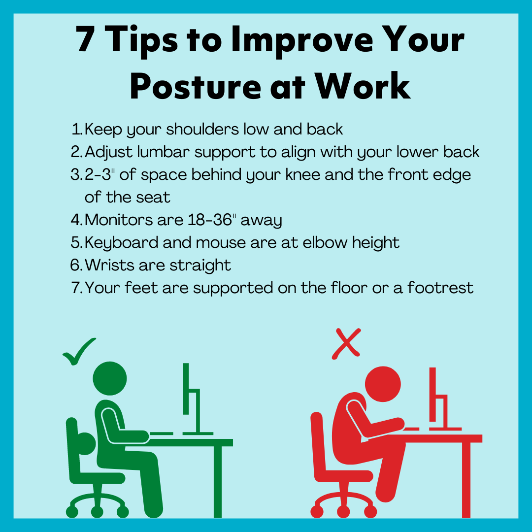 Improve Posture Infographic
