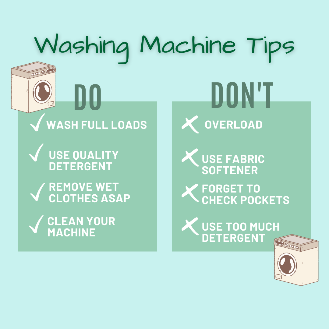 Dos and Don'ts of a Washing Machine
