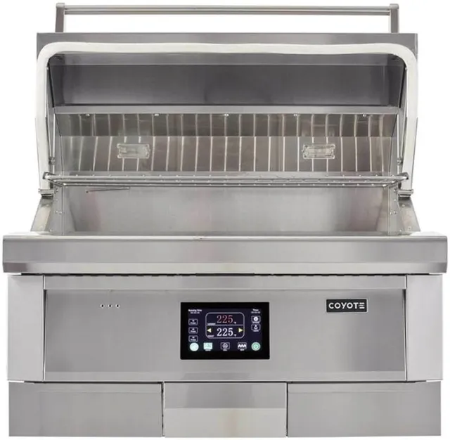 Coyote outdoor built in pellet grill