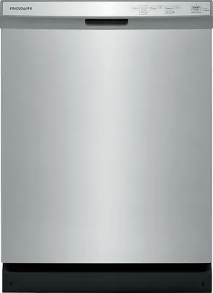 front view of the Frigidaire® 24" Stainless Steel Built In Dishwasher