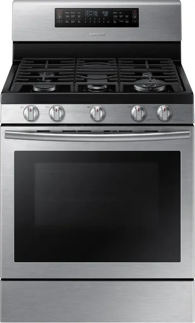Stainless steel 30 inch gas range