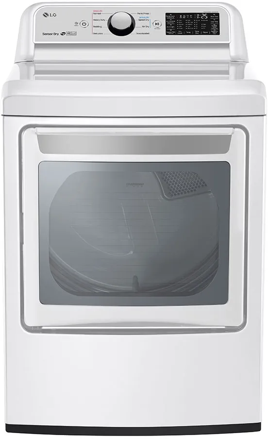 LG White Clothes Dryer