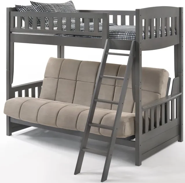 Roby's Furniture Bunk bed with futon