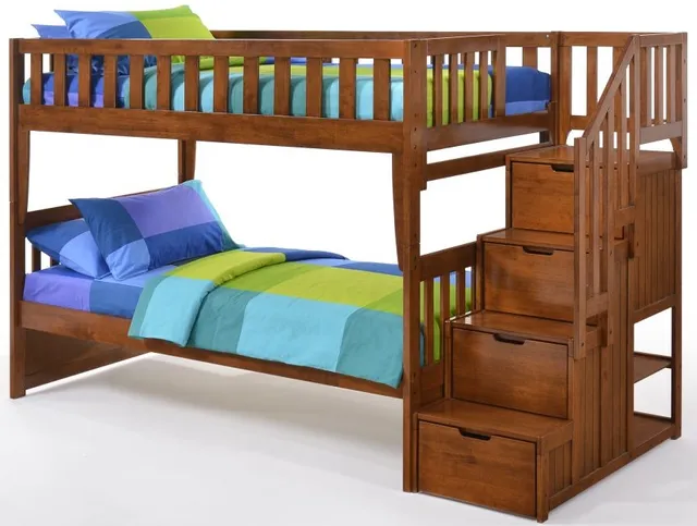 Bunk bed with stairs