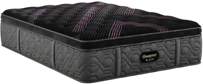 Front view of the Beautyrest Black Series Two pocketed coil mattress 