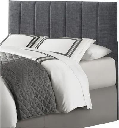 Front view of the Homelegance Potrero collection headboard with bedding