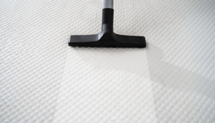 Vacuuming mattress that is full of dust mites