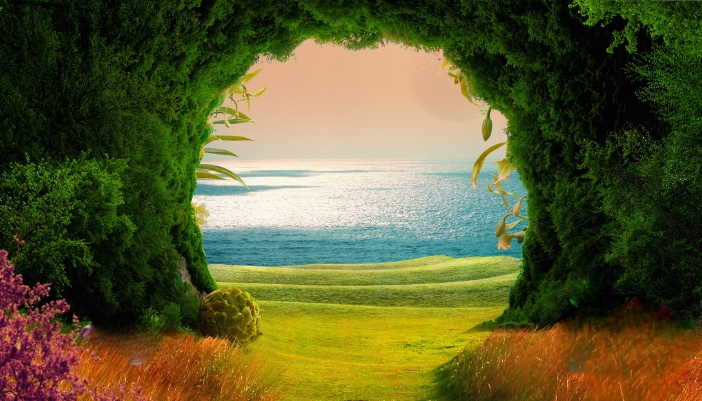 Concept image of a vivid dream