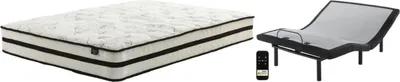 Front view of the Sierra Sleep by Ashley Chime 2-piece queen bed set