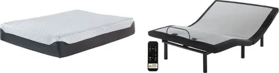 Front view of the Sierra Sleep by Ashley Chime Elite bed set