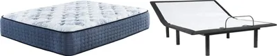 Front view of the Sierra Sleep by Ashley Mt Dana 2-piece hybrid bed set