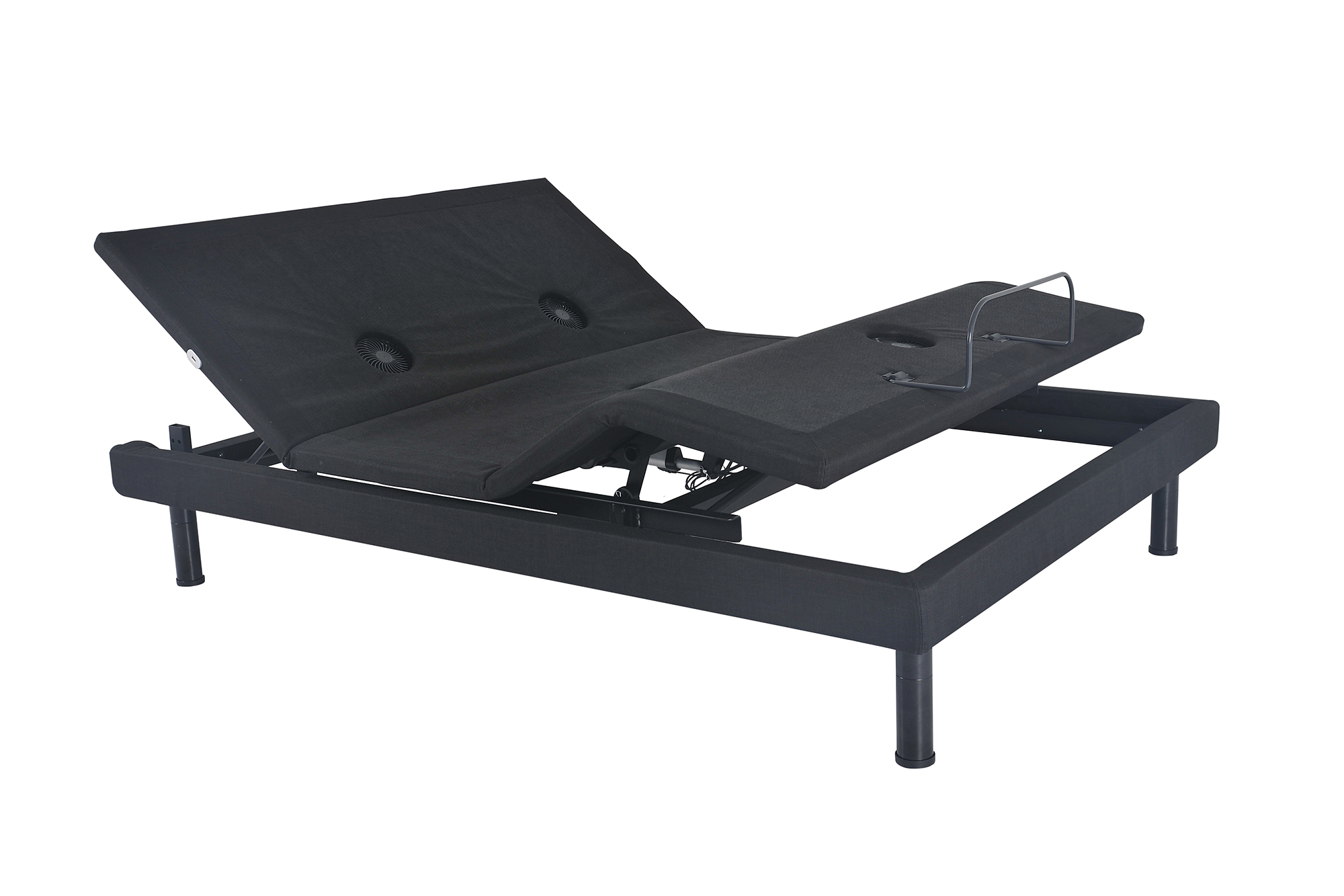A front view of the MLILY PowerCool mattress base 