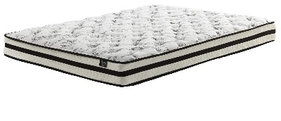 Front view of the Sierra Sleep by Ashley Chime collection innerspring mattress