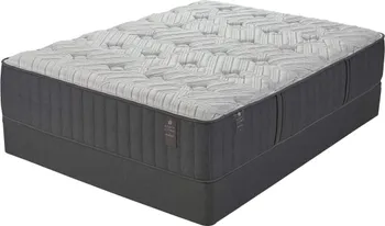 Front view of the Scott Living by Restonic York collection hybrid mattress 