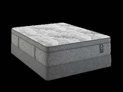 Front view of the Restonic Scott Living Addison collection Euro top mattress 