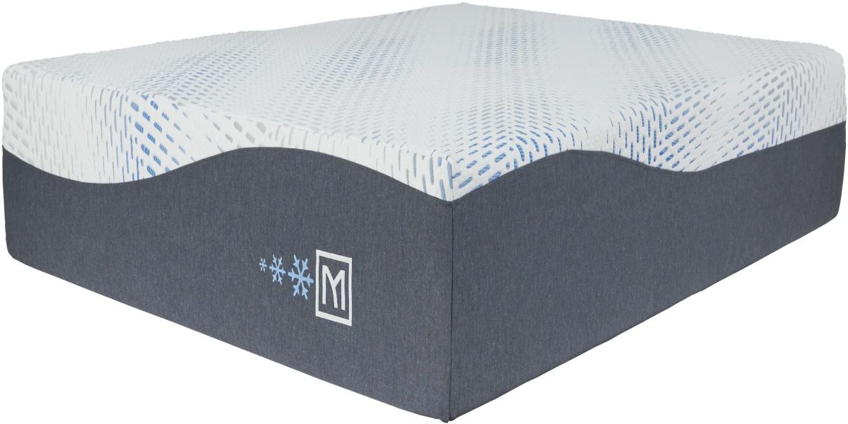 Front view of the Sierra Sleep by Ashley Millennium Luxury collection memory foam mattress 