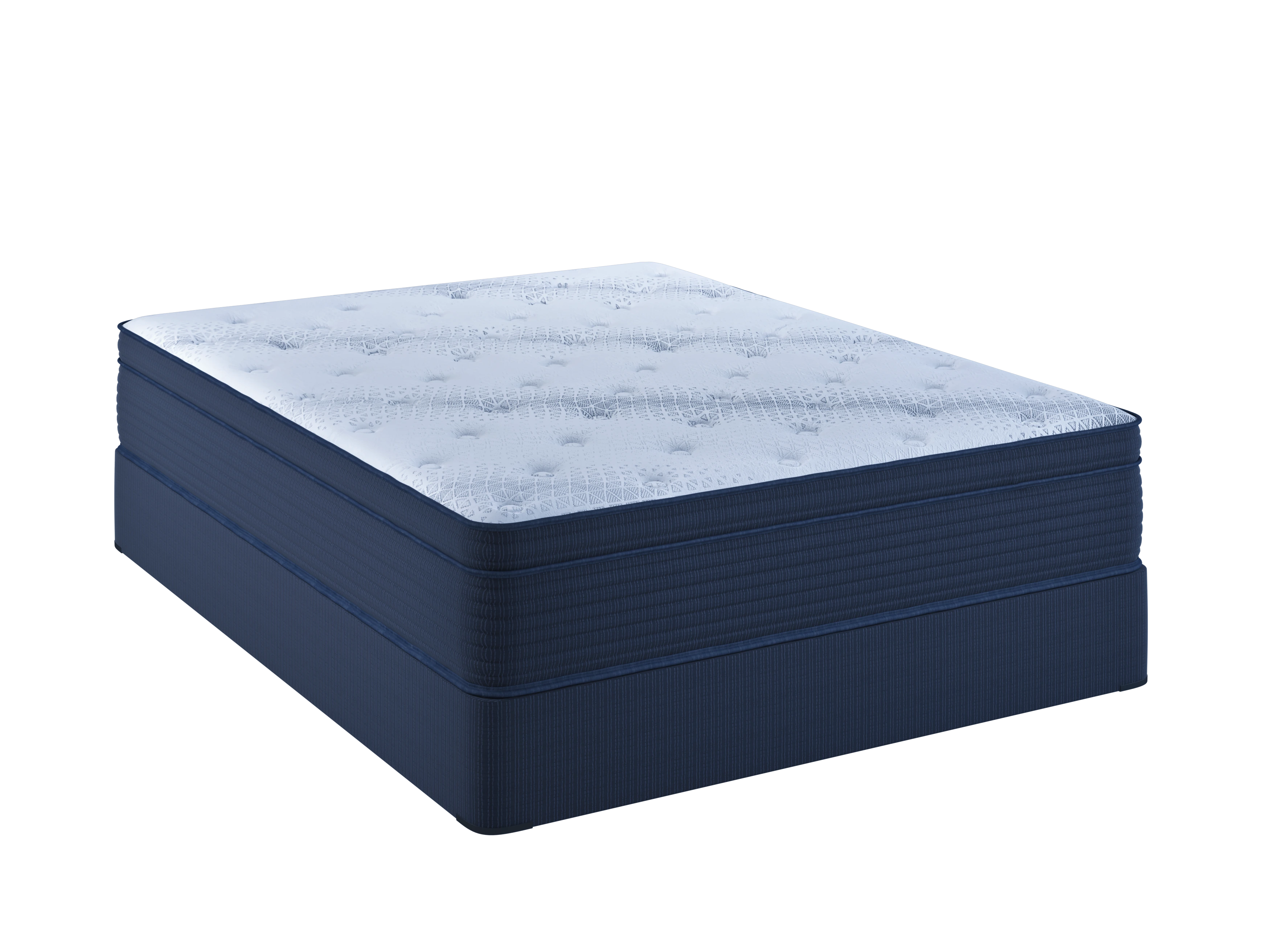 Front view of the Restonic Huron collection innerspring mattress 