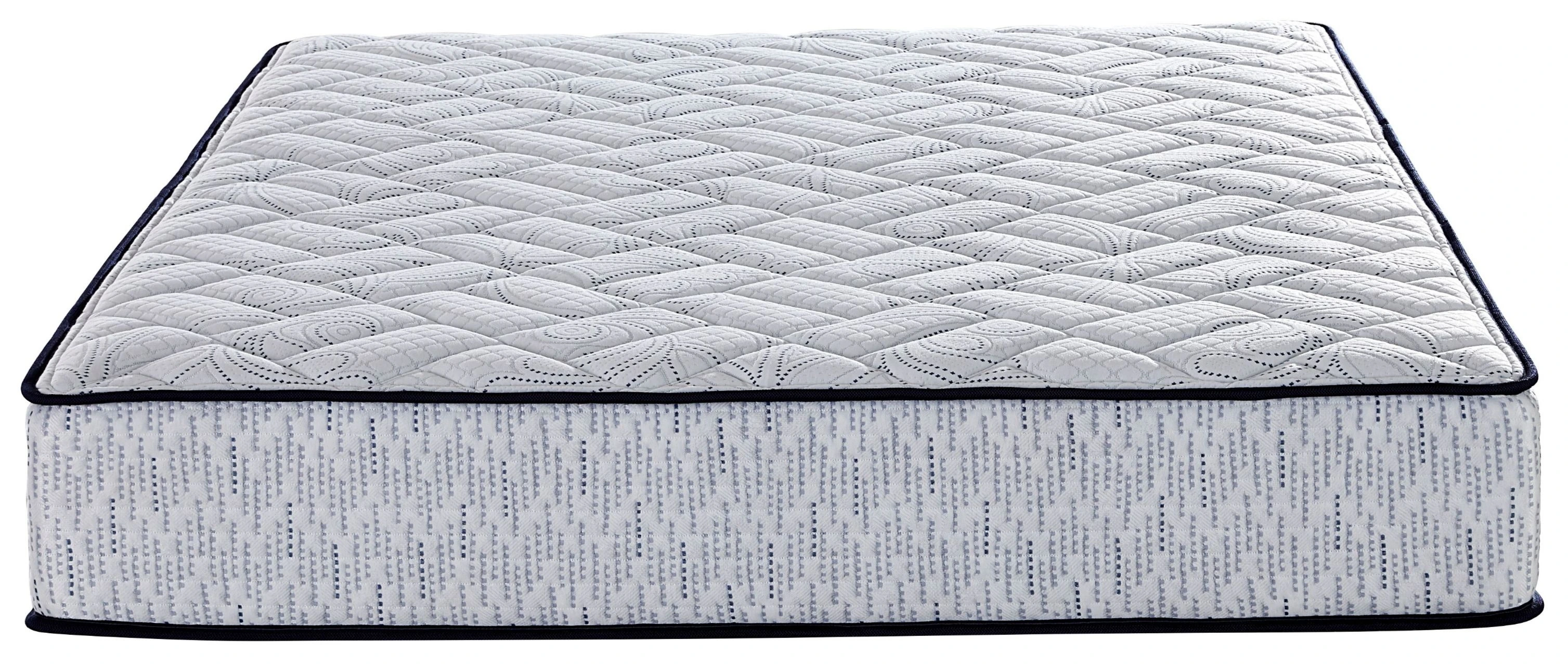 Front view of the Restonic ComfortCare Aqua queen size mattress 