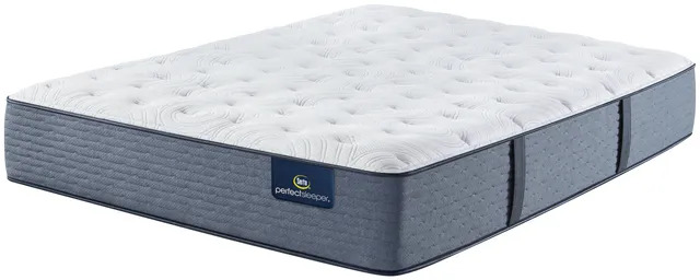 Stock photo of a queen Serta Perfect Sleeper mattress. 
