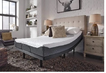 The Sierra Sleep by Ashley Chime Elite collection memory foam mattress with modern décor 