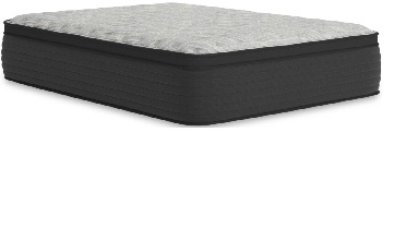 Front view of the Sierra Sleep by Ashley Palisades hybrid mattress 