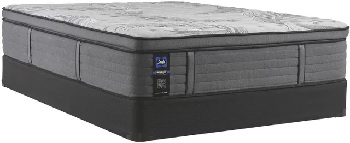 Front view of the Sealy Response Posturepedic Plus Q3 Determination II collection innerspring mattress 