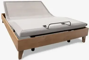 The BEDGEAR Flex LS collection adjustable bed foundation featured with a bed frame
