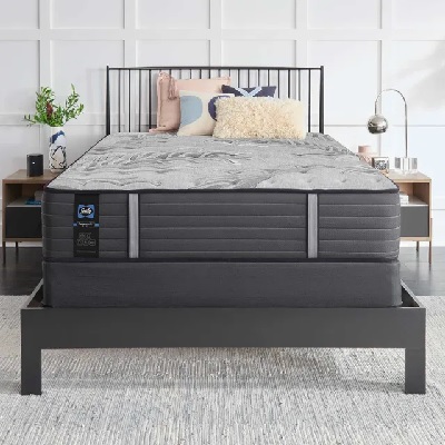 The Sealy Posturepedic Plus Victorious II mattress with décor 