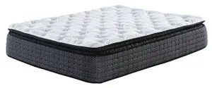 Front view of the Sierra Sleep by Ashley M627 collection hybrid pillow top mattress 