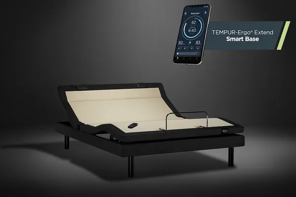 A graphic of the Tempur-Pedict TEMPUR-Ergo collection smart base 