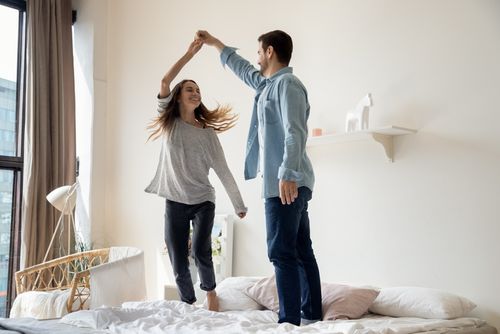 Man and Woman Dancing