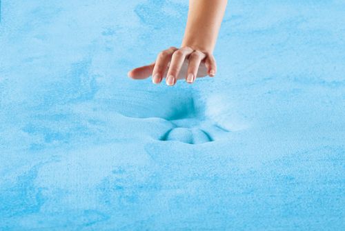 Hand Imprint on Memory Foam Mattress