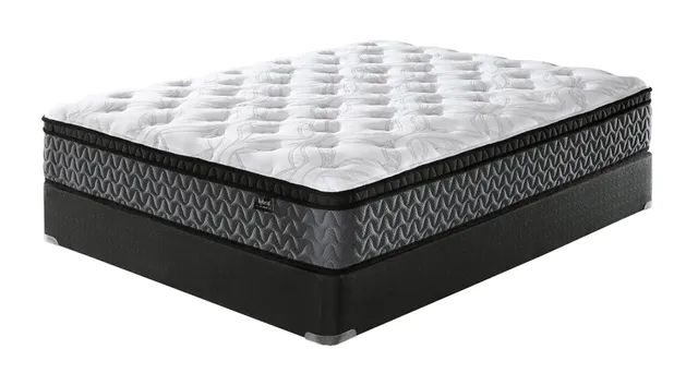 Front view of the Sleep Better Kanab collection queen-size hybrid mattress 