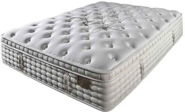 Front view of the King Koil Natural collection queen-size mattress 