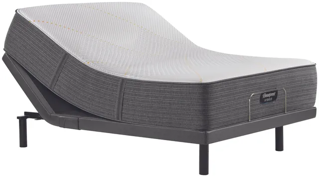 Side view of the Beautyrest Advanced Motion queen-size adjustable bed frame 