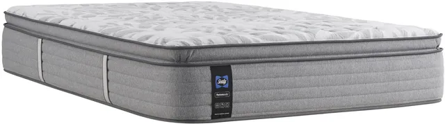 Credit: Sealy Front view of the Sealy Spring Silver Pine queen-size mattress