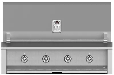 Front view of the Aspire by Hestan EMBR42-LP grill 