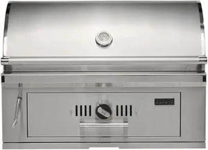 Front view of the Coyote C3CH36 charcoal grill 